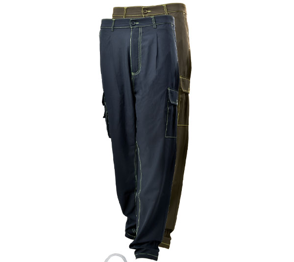 Pantalone estivo multitasche stretch elasticizzato